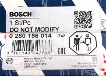4 399 р. Форсунка MERCEDES C (W203) топливная BOSCH BOSCH 0280156014  с доставкой в г. Воронеж. Увеличить фотографию 6
