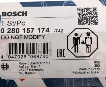 4 549 р. Форсунка KIA Ceed (06-),Cerato (06-) BOSCH BOSCH 0280157174 BOSCH 0280157174  с доставкой в г. Воронеж. Увеличить фотографию 6