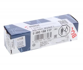 5 949 р. Форсунка VW Passat (96-05) топливная BOSCH BOSCH 0280158117 BOSCH 0280158117  с доставкой в г. Воронеж. Увеличить фотографию 3