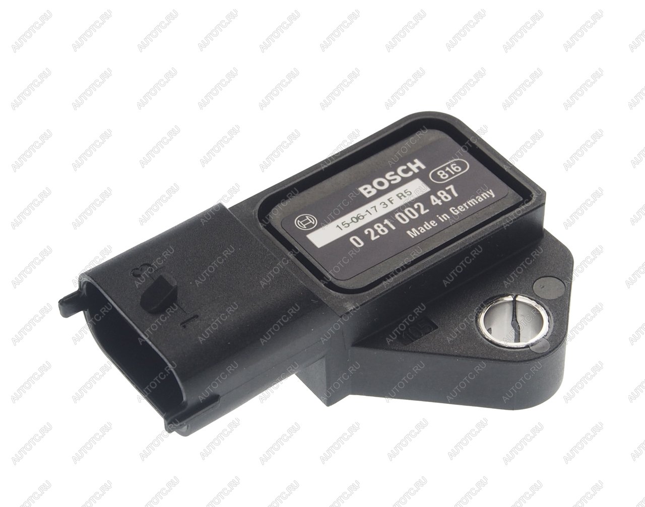 6 999 р. Датчик абсолютного давления воздуха OPEL Astra G (03-09),Corsa C (03-06) BOSCH BOSCH 0281002487  с доставкой в г. Воронеж