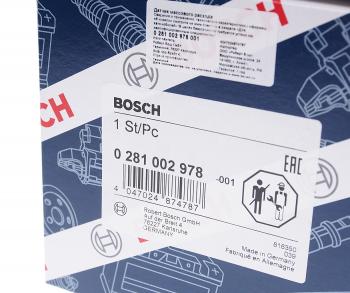 17 499 р. Датчик массового расхода воздуха MERCEDES Sprinter (09-) BOSCH BOSCH 0281002978  с доставкой в г. Воронеж. Увеличить фотографию 6