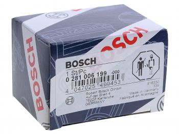 12 999 р. Датчик давления топлива IVECO Trakker (13-) на рампе BOSCH BOSCH 0281006199  с доставкой в г. Воронеж. Увеличить фотографию 3