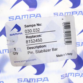 519 р. Палец VOLVO стабилизатора заднего SAMPA SAMPA 030.032  с доставкой в г. Воронеж. Увеличить фотографию 2