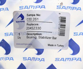1 069 р. Втулка стабилизатора VOLVO FH12,13,16,FM9,12,13 заднего SAMPA SAMPA 030.261  с доставкой в г. Воронеж. Увеличить фотографию 3