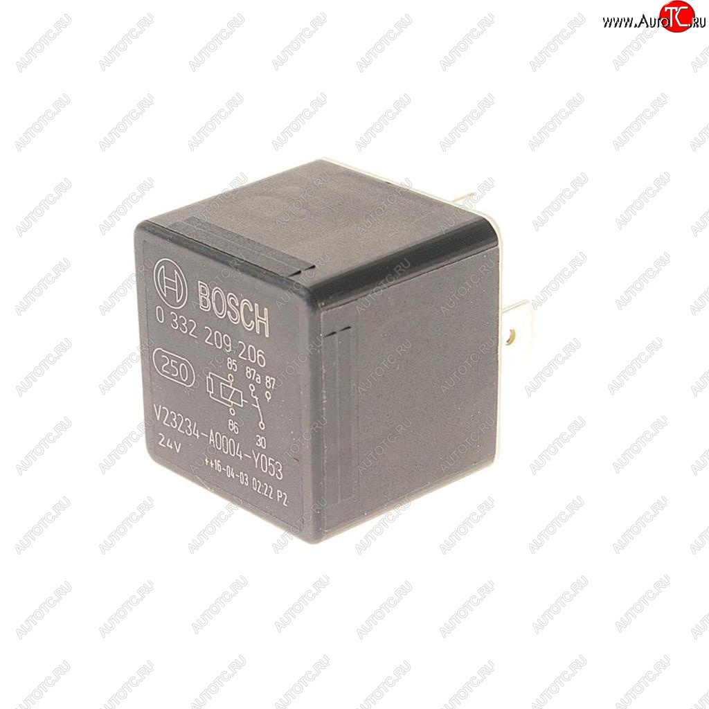 659 р. Реле (24V 30A) 5 контактов с сопротивлением BOSCH BOSCH 0332209206  с доставкой в г. Воронеж