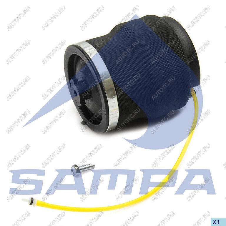 1 459 р. Пневморессора SCANIA MAN IVECO сиденья SAMPA SAMPA 034.131-01  с доставкой в г. Воронеж