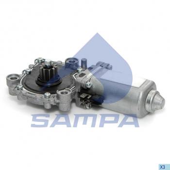 3 899 р. Мотор-редуктор стеклоподъемника SCANIA VOLVO правый SAMPA SAMPA 034.157  с доставкой в г. Воронеж. Увеличить фотографию 1