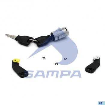 519 р. Личинка RENAULT Midlum замка двери (1 личинка,2 ключа) SAMPA SAMPA 034.265  с доставкой в г. Воронеж. Увеличить фотографию 1