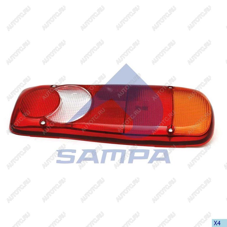 1 659 р. Рассеиватель DAF RENAULT фонаря заднего левогоправого SAMPA SAMPA 034.346  с доставкой в г. Воронеж