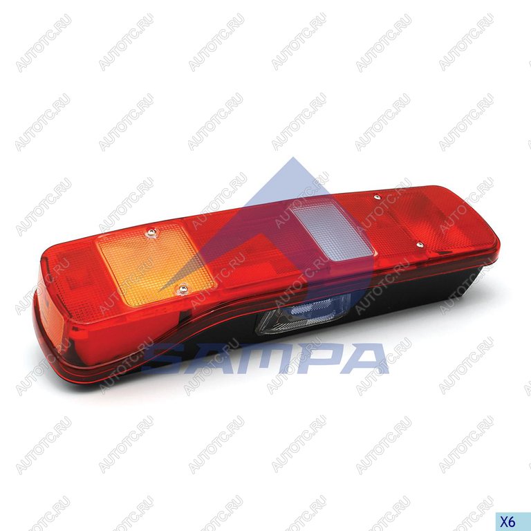 2 799 р. Фонарь задний VOLVO FH,FM левый (АМР-разъем боковой) SAMPA SAMPA 034.354  с доставкой в г. Воронеж