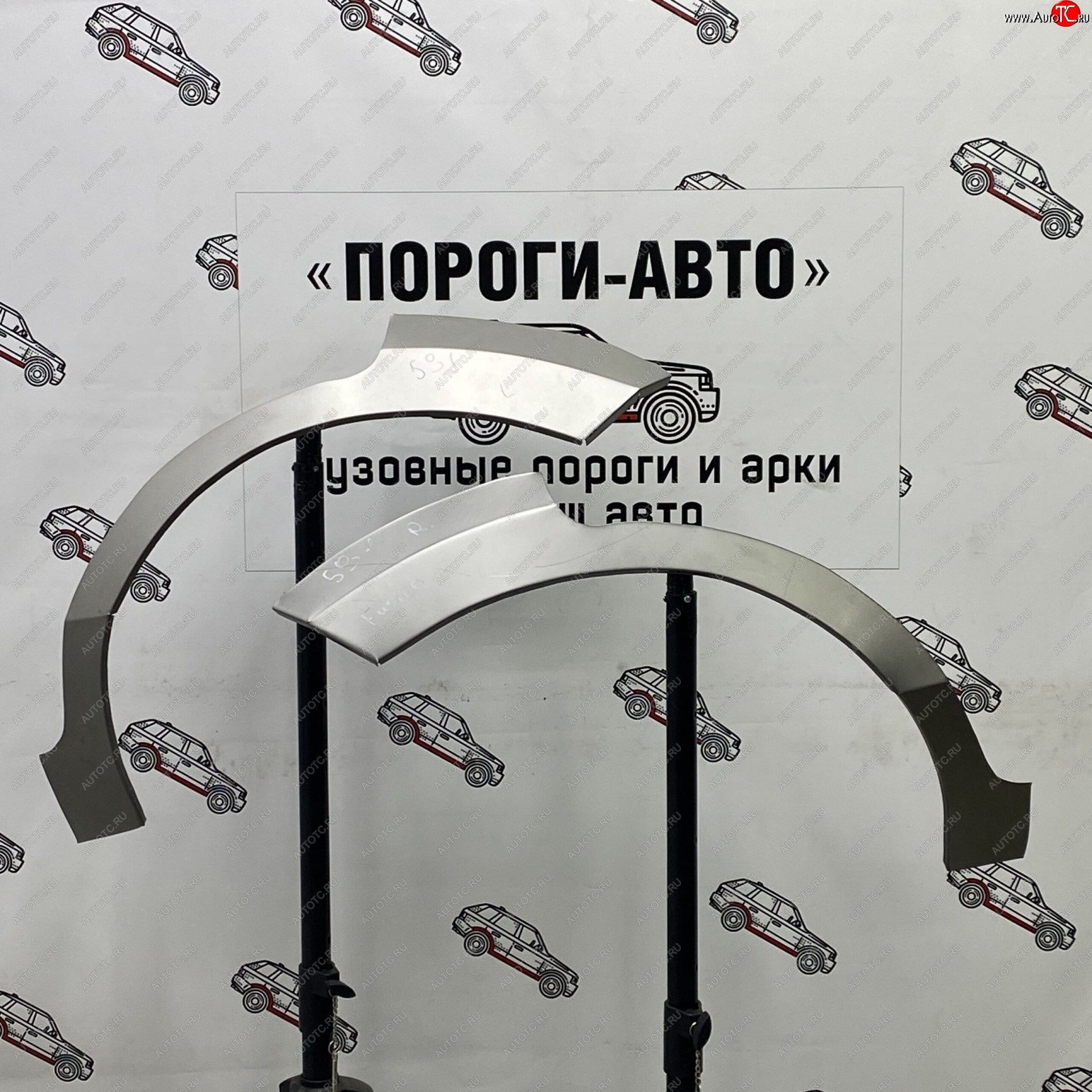 4 299 р. Комплект задних ремонтных арок Пороги-Авто Ford Fusion 1 хэтчбэк дорестайлинг (2002-2005) (Холоднокатаная сталь 0,8 мм)  с доставкой в г. Воронеж