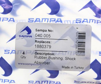 75 р. Втулка амортизатора SCANIA 92-147,6 series переднегозаднего SAMPA SAMPA 040.005  с доставкой в г. Воронеж. Увеличить фотографию 2