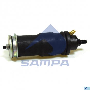 3 699 р. Амортизатор SCANIA 4 series кабины задний с пневмоподушкой 1435856+1476415 SAMPA SAMPA 040.180-01  с доставкой в г. Воронеж. Увеличить фотографию 1
