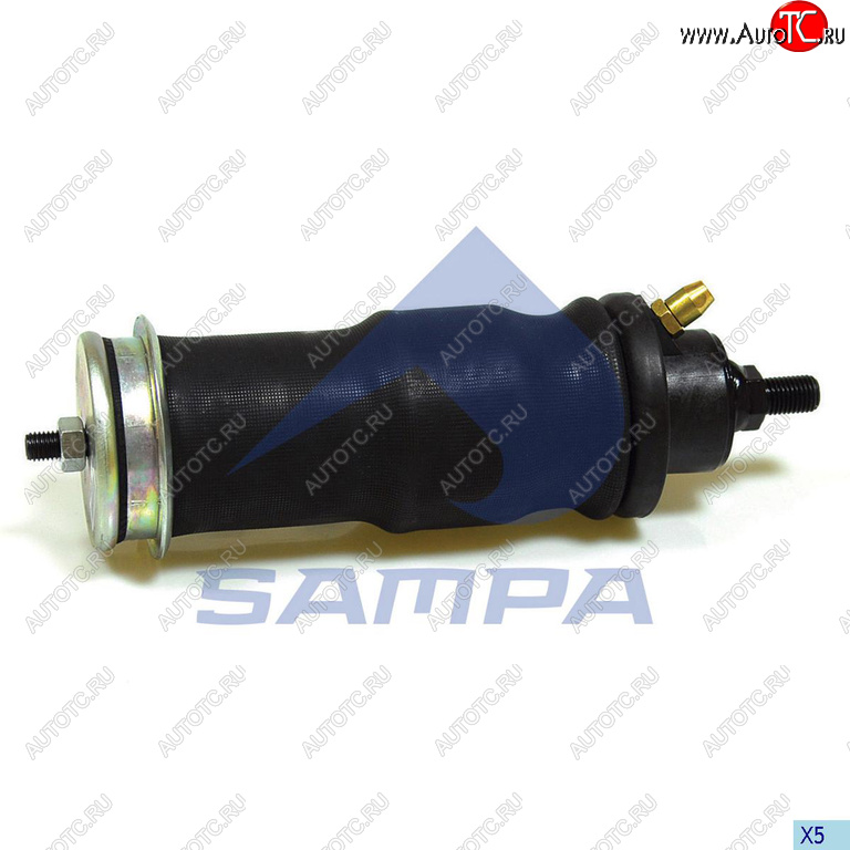 3 699 р. Амортизатор SCANIA 4 series кабины задний с пневмоподушкой 1435856+1476415 SAMPA SAMPA 040.180-01  с доставкой в г. Воронеж