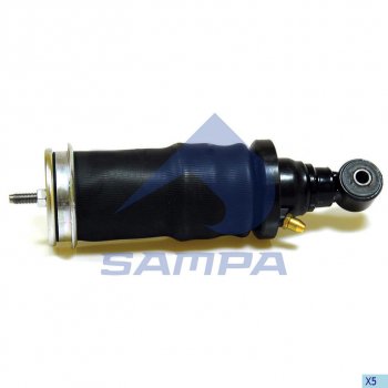 3 399 р. Амортизатор SCANIA кабины (пневмо) (230335 OI) в сборе SAMPA SAMPA 040.185-01  с доставкой в г. Воронеж. Увеличить фотографию 1