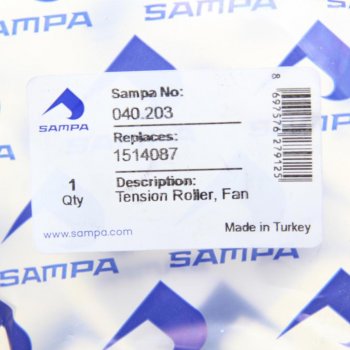 879 р. Ролик приводного ремня SCANIA 4 series натяжителя SAMPA SAMPA 040.203  с доставкой в г. Воронеж. Увеличить фотографию 2