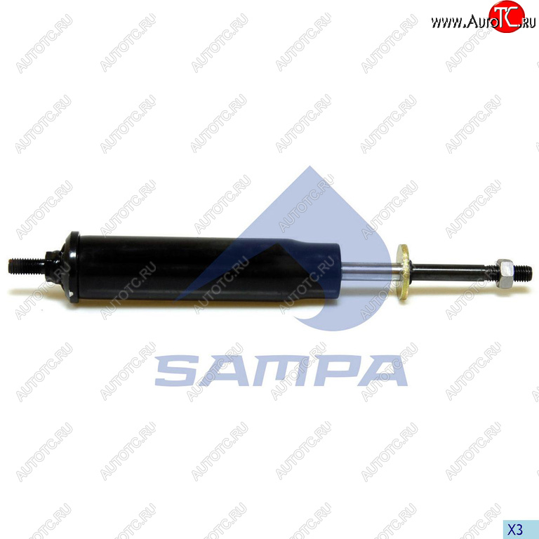 1 579 р. Амортизатор SCANIA 4 кабины передний (204303;45;1293;1225; I  I ) SAMPA SAMPA 040.216-01  с доставкой в г. Воронеж