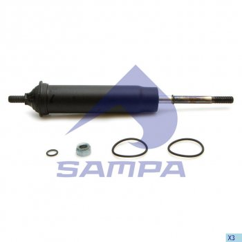 1 579 р. Амортизатор SCANIA 4 (96-) кабины передний SAMPA SAMPA 040.218-01  с доставкой в г. Воронеж. Увеличить фотографию 1
