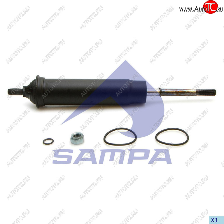 1 579 р. Амортизатор SCANIA 4 (96-) кабины передний SAMPA SAMPA 040.218-01  с доставкой в г. Воронеж