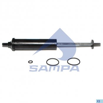 1 699 р. Амортизатор SCANIA 4,P,G,R,T series кабины передний (212304 12х88 12х25 II) SAMPA SAMPA 040.222-01  с доставкой в г. Воронеж. Увеличить фотографию 1