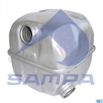 Глушитель SCANIA P,R series средняя часть SAMPA SAMPA 041.231