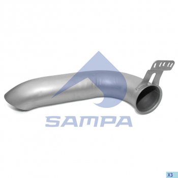 Глушитель SCANIA (ЕВРО-5) SAMPA SAMPA 041.253