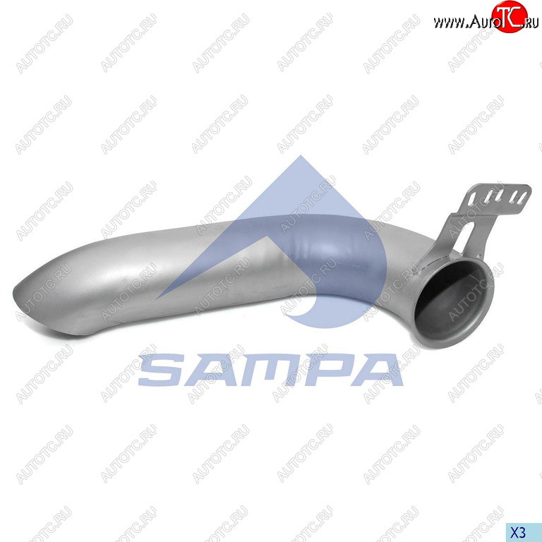 5 399 р. Глушитель SCANIA (ЕВРО-5) SAMPA SAMPA 041.253  с доставкой в г. Воронеж
