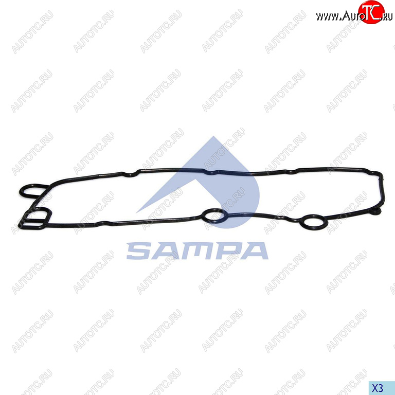 299 р. Прокладка SCANIA 4,P,G,R,T series масляного теплообменника SAMPA SAMPA 041.451  с доставкой в г. Воронеж