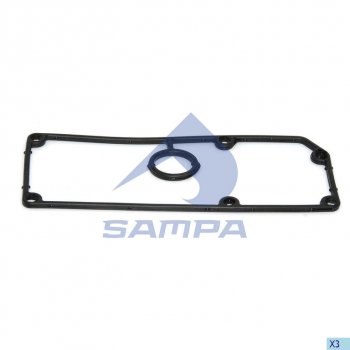 166 р. Прокладка SCANIA P,G,R,T series дв.DC9,11,DC,DT12 крышки маслоочистителя SAMPA SAMPA 041.453  с доставкой в г. Воронеж. Увеличить фотографию 1