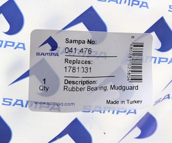 449 р. Втулка SCANIA 6 series кронштейна крыла SAMPA SAMPA 041.476  с доставкой в г. Воронеж. Увеличить фотографию 3