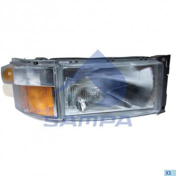 5 899 р. Фара SCANIA 4 series правая SAMPA SAMPA 042.057  с доставкой в г. Воронеж. Увеличить фотографию 1