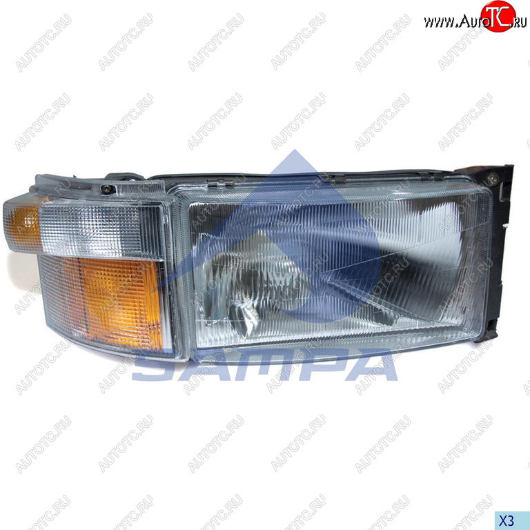 5 899 р. Фара SCANIA 4 series правая SAMPA SAMPA 042.057  с доставкой в г. Воронеж