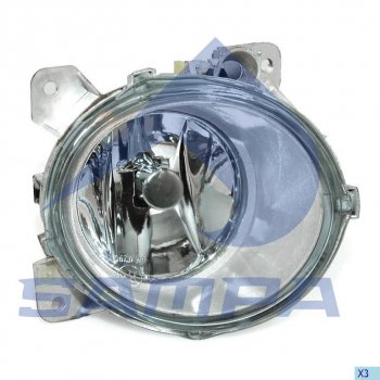 2 779 р. Фара противотуманная SCANIA 4,P,G,R,T series левая наружная SAMPA SAMPA 042.074  с доставкой в г. Воронеж. Увеличить фотографию 1