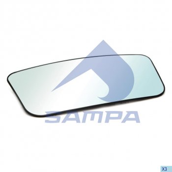 1 779 р. Элемент зеркальный SCANIA 124,144,P,R,T series с подогревом SAMPA SAMPA 042.105  с доставкой в г. Воронеж. Увеличить фотографию 1
