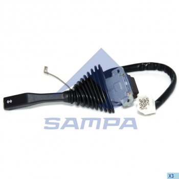 1 429 р. Переключатель подрулевой SCANIA 3 указателей поворота SAMPA SAMPA 042.147  с доставкой в г. Воронеж. Увеличить фотографию 5