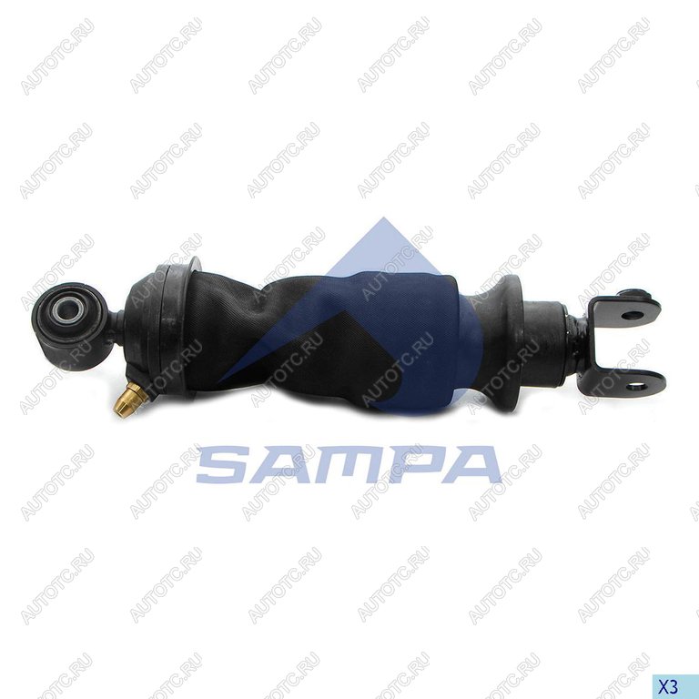 4 299 р. Амортизатор SCANIA кабины передний (пневмо) SAMPA SAMPA 043.113-01  с доставкой в г. Воронеж