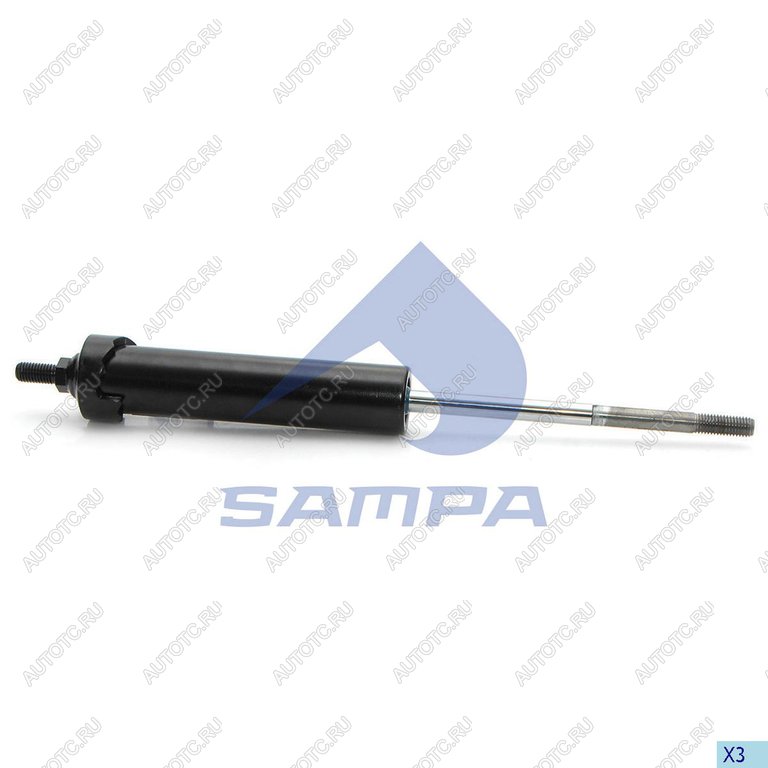 1 299 р. Амортизатор SCANIA 4,P,R,T series кабины передний (II) SAMPA SAMPA 043.119-01  с доставкой в г. Воронеж