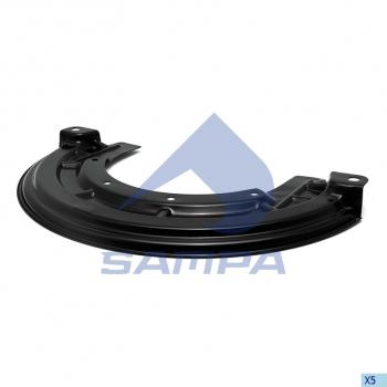Щиток SCANIA барабана тормозного пылезащитный (на сторону) SAMPA SAMPA 043.217sd