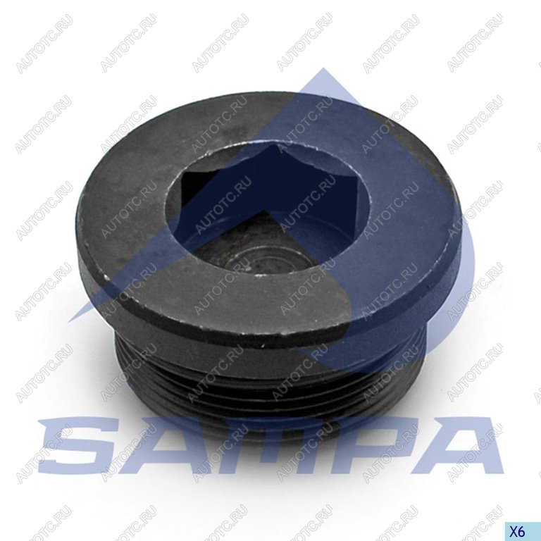 719 р. Пробка SCANIA P,G,R,T редуктора заднегосреднего моста магнитная SAMPA SAMPA 043.474  с доставкой в г. Воронеж