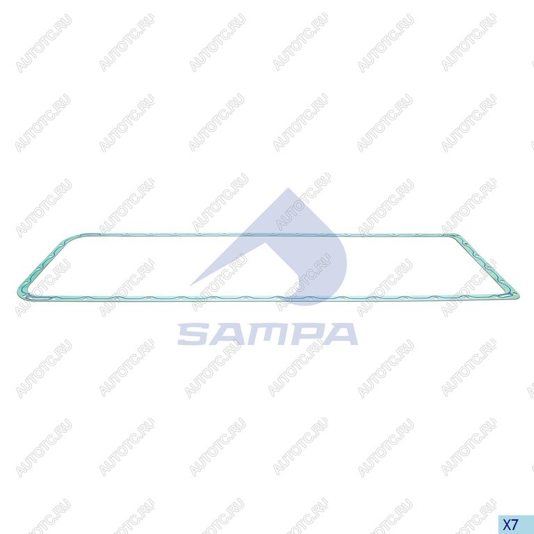 2 199 р. Прокладка SCANIA 4,G,P,R,T series дв.DC13 картера масляного SAMPA SAMPA 043.495  с доставкой в г. Воронеж