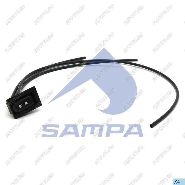 1 289 р. Клапан SCANIA 4 series P,G,R,T воздушный SAMPA SAMPA 044.097  с доставкой в г. Воронеж