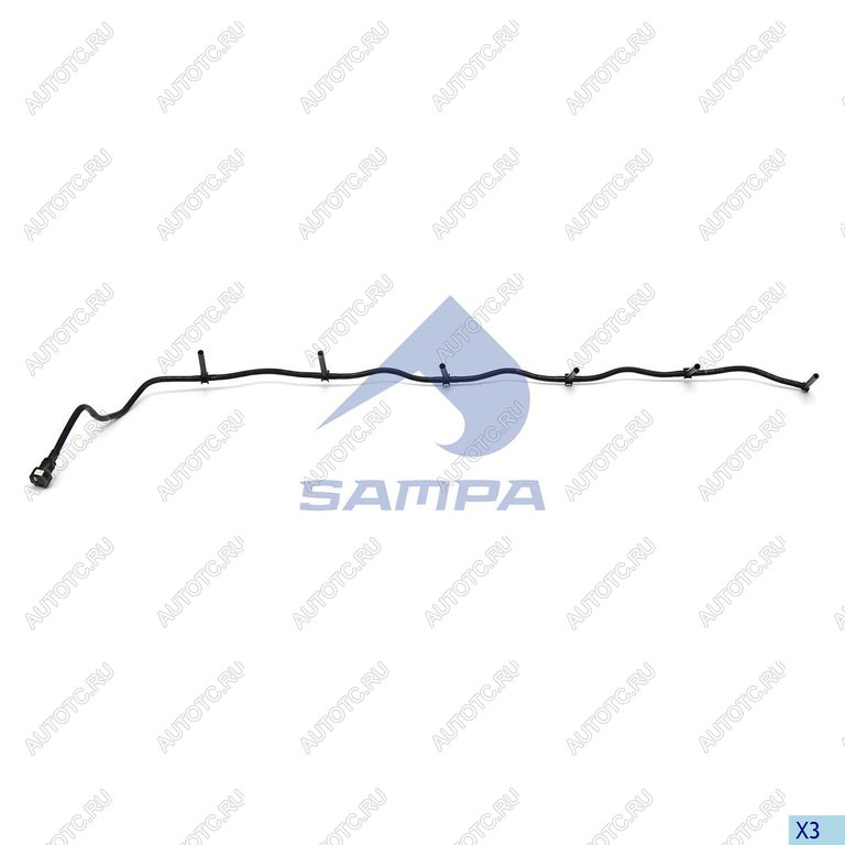 2 759 р. Трубка SCANIA P,G,R,T series системы охлаждения (для прокачки) SAMPA SAMPA 044.173  с доставкой в г. Воронеж