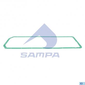 989 р. Прокладка SCANIA 4,G,P,R,T поддона масляного SAMPA SAMPA 044.395  с доставкой в г. Воронеж. Увеличить фотографию 1