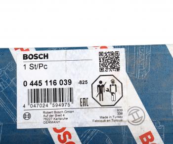 42 999 р. Форсунка AUDI A4 (11-) (3.0TDI) топливная (CDUC) BOSCH BOSCH 0445116039  с доставкой в г. Воронеж. Увеличить фотографию 5