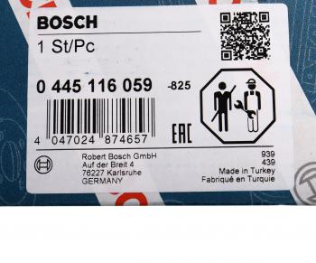 30 949 р. Форсунка FIAT Ducato (02-) IVECO Daily (02-) топливная (дизель) BOSCH BOSCH 0445116059  с доставкой в г. Воронеж. Увеличить фотографию 6