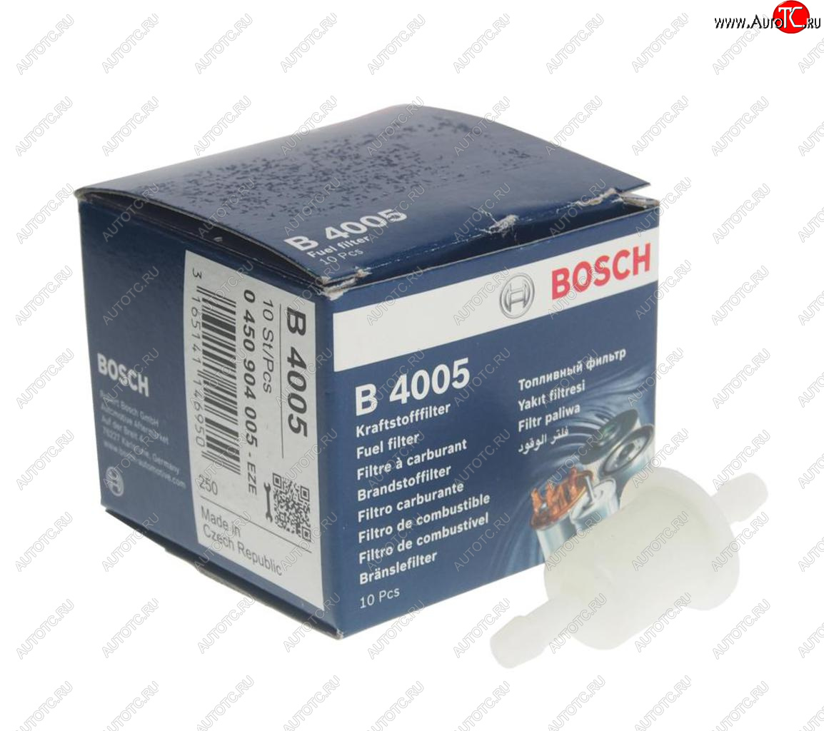 319 р. Фильтр топливный отопителя автономного (с штуцерами) BOSCH BOSCH 0450904005  с доставкой в г. Воронеж