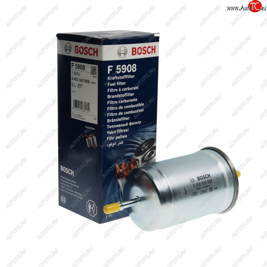 1 249 р. Фильтр топливный VOLVO S80 (00-06) BOSCH BOSCH 0450905908  с доставкой в г. Воронеж