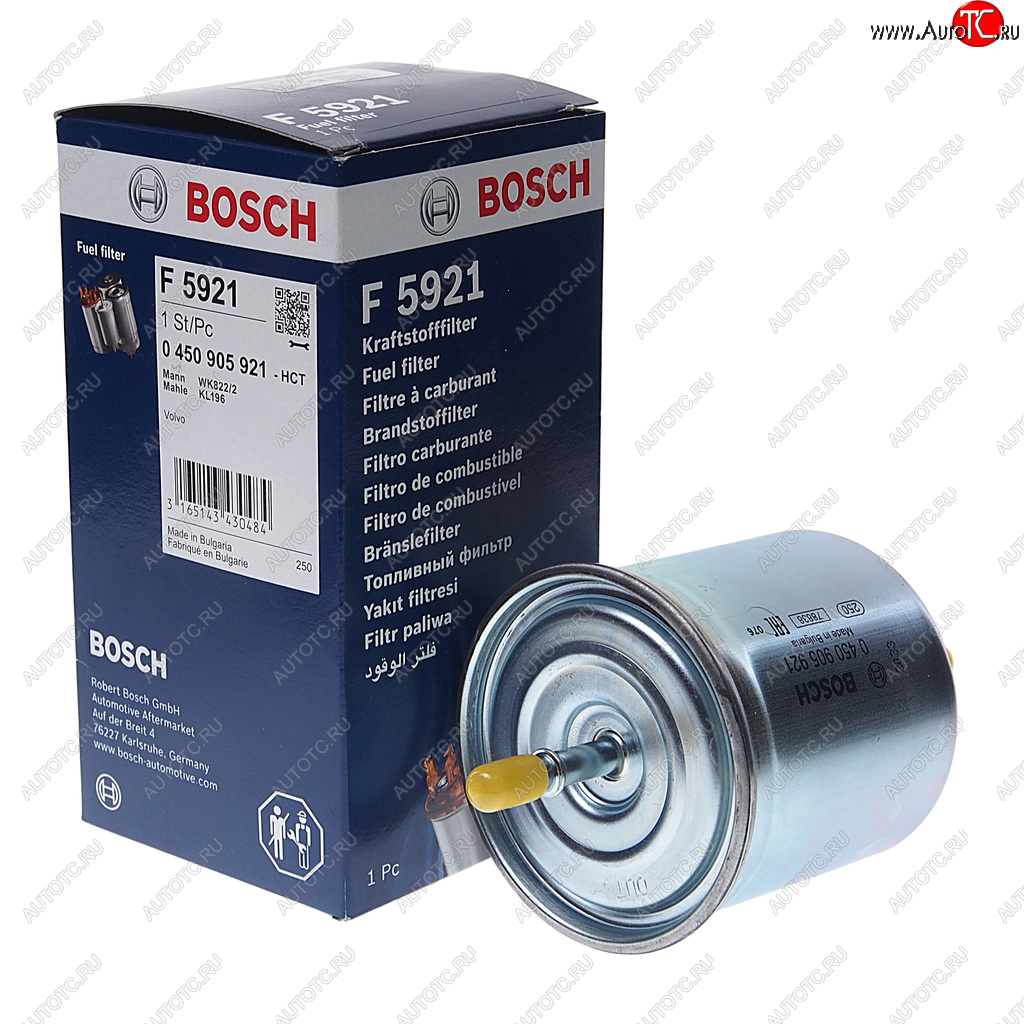 1 769 р. Фильтр топливный VOLVO C70,S40,S60,S80,V40,V70,XC70,XC90 BOSCH BOSCH 0450905921  с доставкой в г. Воронеж