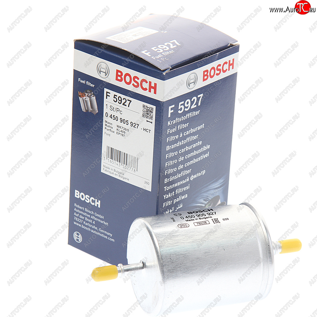 1 199 р. Фильтр топливный FORD Mondeo 3 (1.8/3.0) BOSCH BOSCH 0450905927 BOSCH 0450905927  с доставкой в г. Воронеж