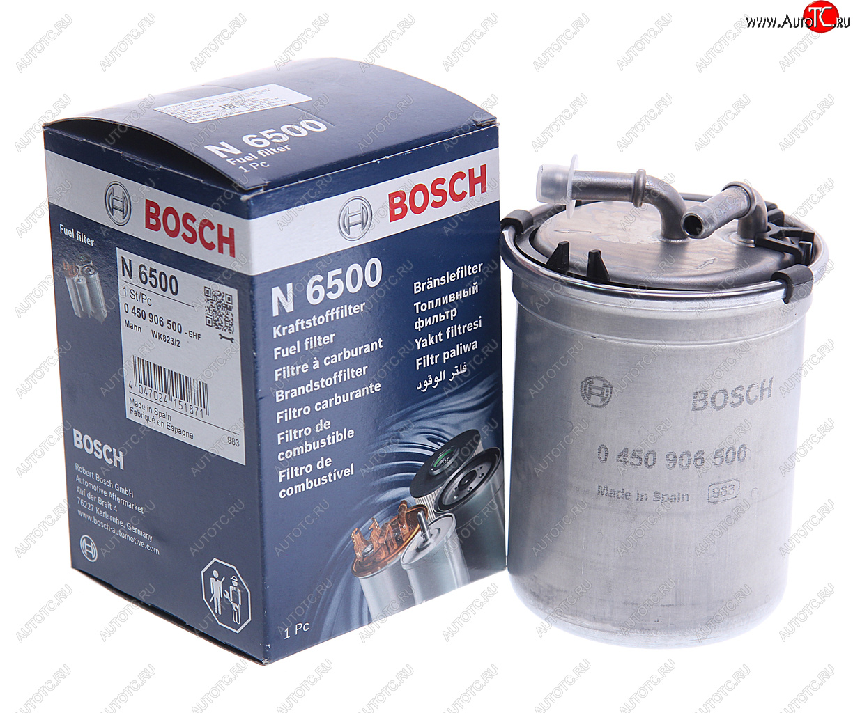 1 889 р. Фильтр топливный VW AUDI SEAT SKODA BOSCH BOSCH 0450906500  с доставкой в г. Воронеж